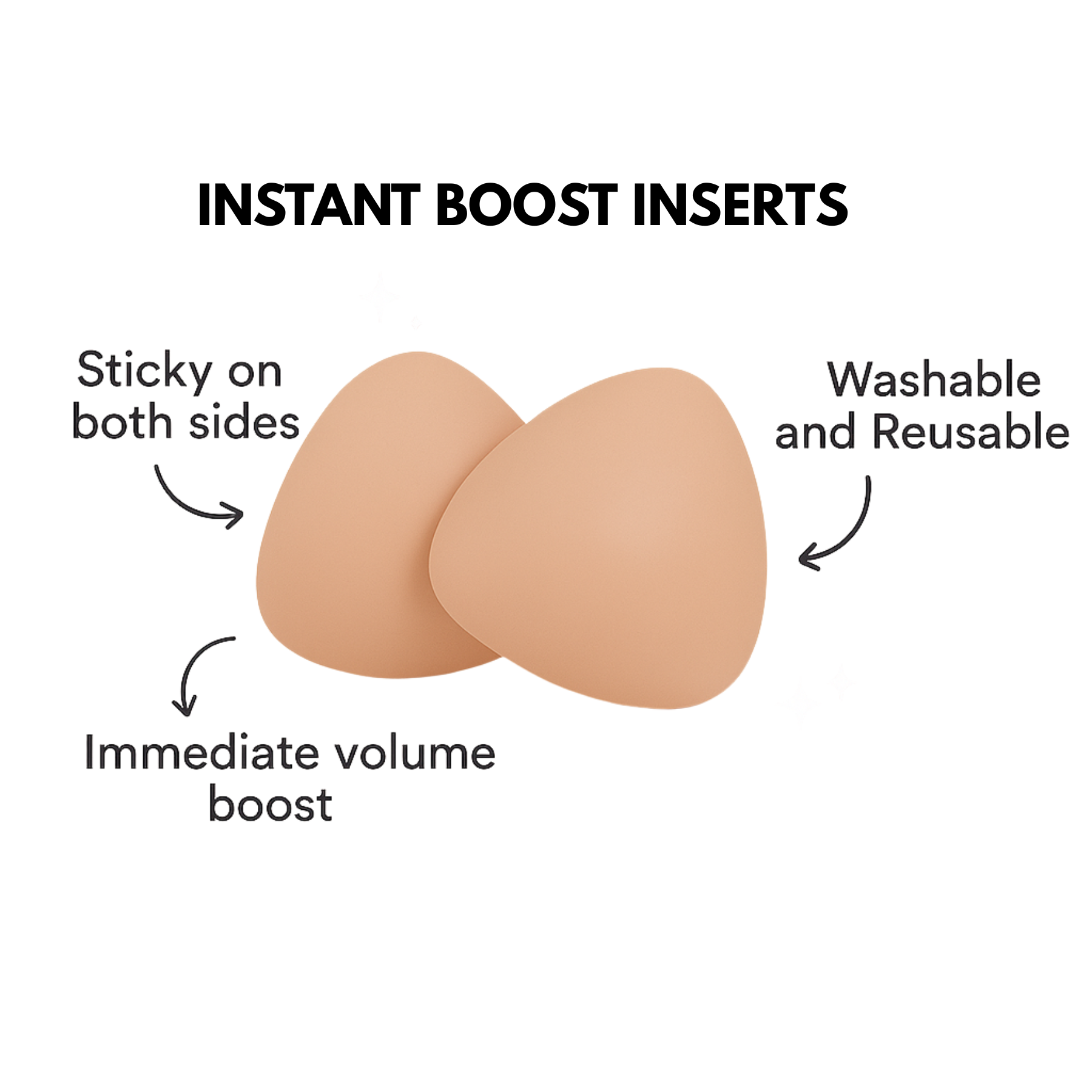 Luster Ultra Boost Sticky Inserts - Instant Lift & Reusable Comfort Generated Product