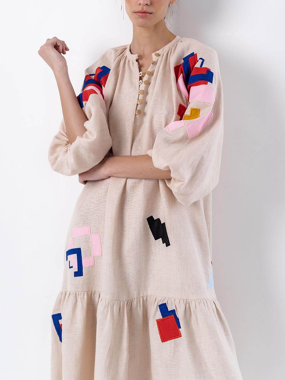 Unique Ethnic Printed Lightweight Maxi Dress Dresses