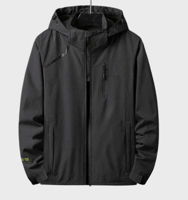 Men's Lightweight Windproof and Waterproof Hooded Jacket Jacket