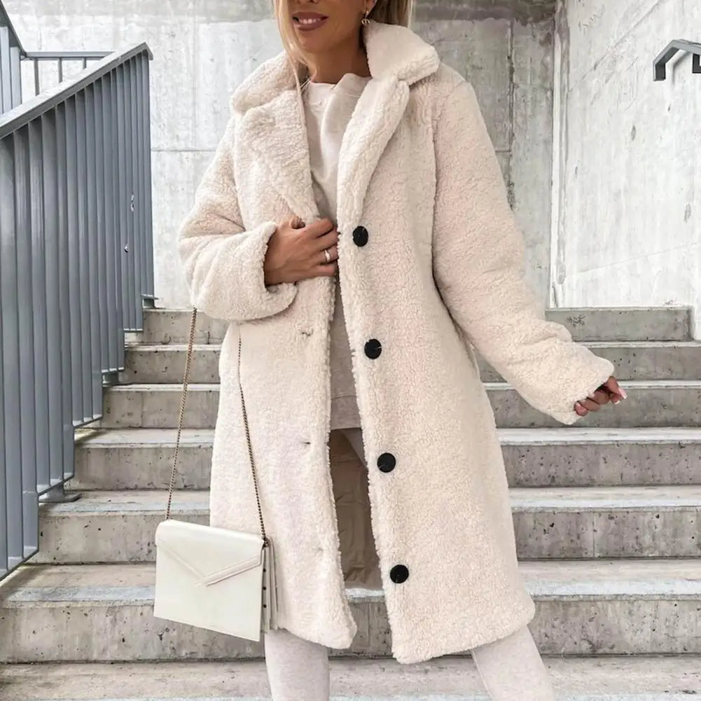Women's Cozy Teddy Coat Apricot Teddy Coat