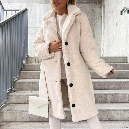 Women's Cozy Teddy Coat Apricot Teddy Coat