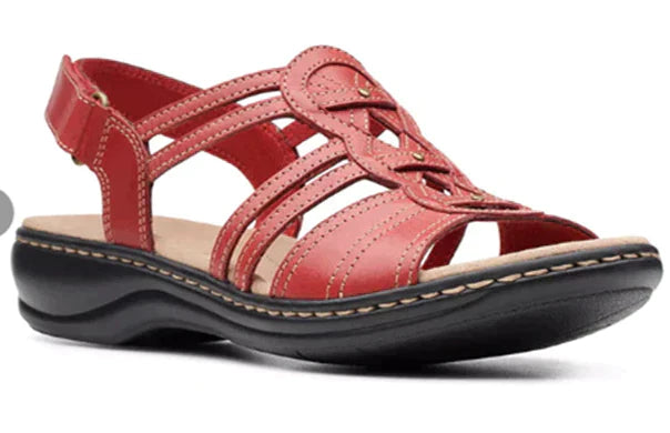 Women's Orthopedic Flat Sandals Red Orthopedic Sandals