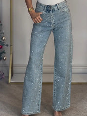 Felicity™ | Luxuriöse Mühelose Chic-Stil Hose Himmelblau Pants