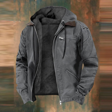 Elegant Autumn Jacket Gray Elegant Autumn Jacket