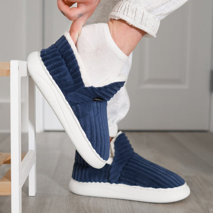 The Original Cozy Fuzzy Slippers Blue Slippers
