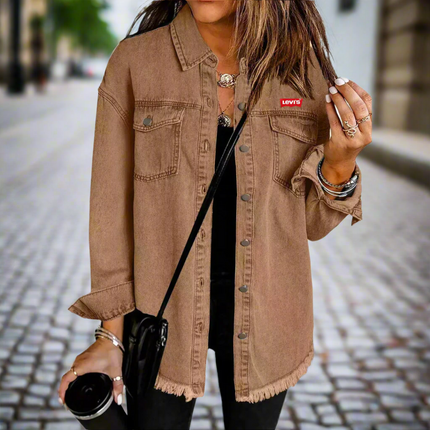 Levi's - Classic Lightweight Denim Jacket Brown Women Jacket
