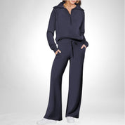 Alesha | Stylish Two-Piece Loungewear Set Dark Blue