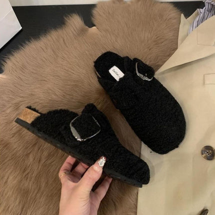 Women's Ultra-Soft Indoor Slippers Black Slippers