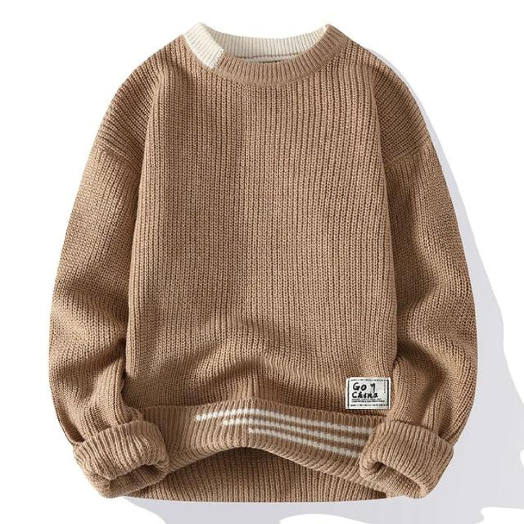 Sam | Cozy Knit Sweater Brown