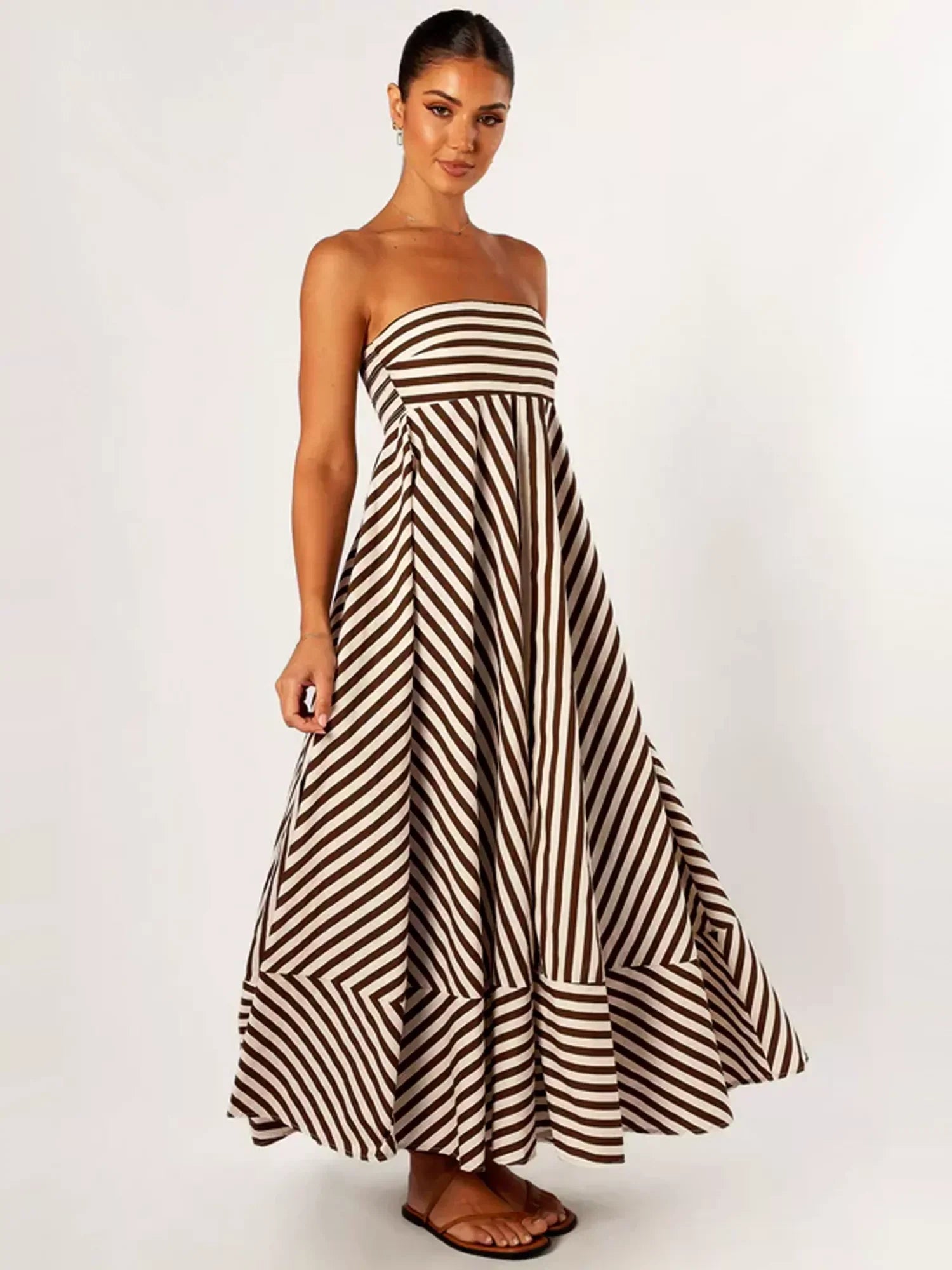 Nocturnal Charm Ruched Maxi Dress Dresses