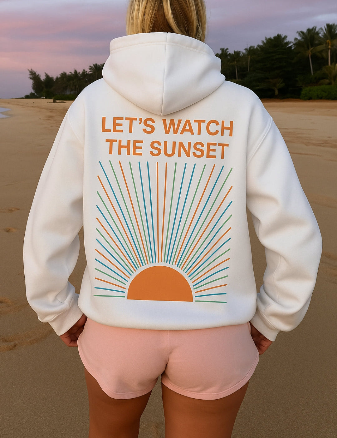 Zoey Evening Bliss Hoodie - Cozy & Chic White Women's Hoodie