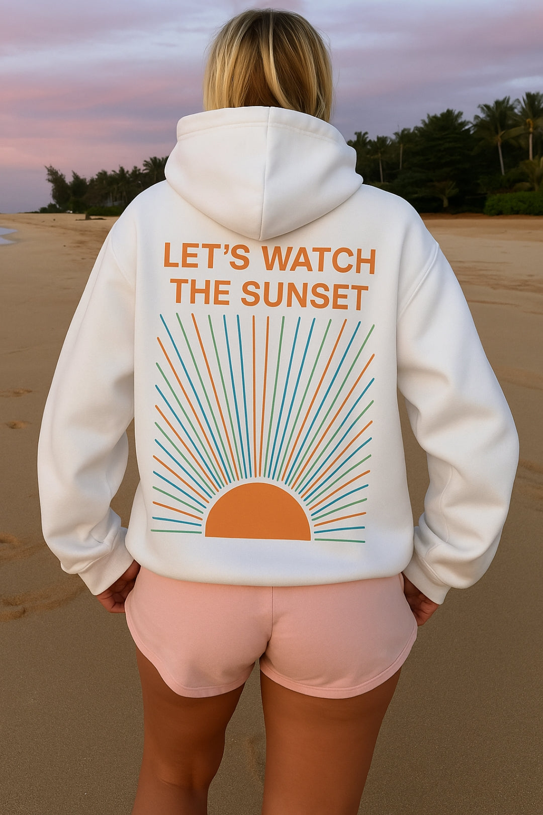 Zoey Evening Bliss Hoodie - Cozy & Chic White Women's Hoodie