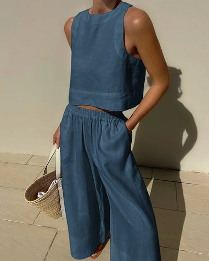 Vera | Two-piece set Blue Kleding