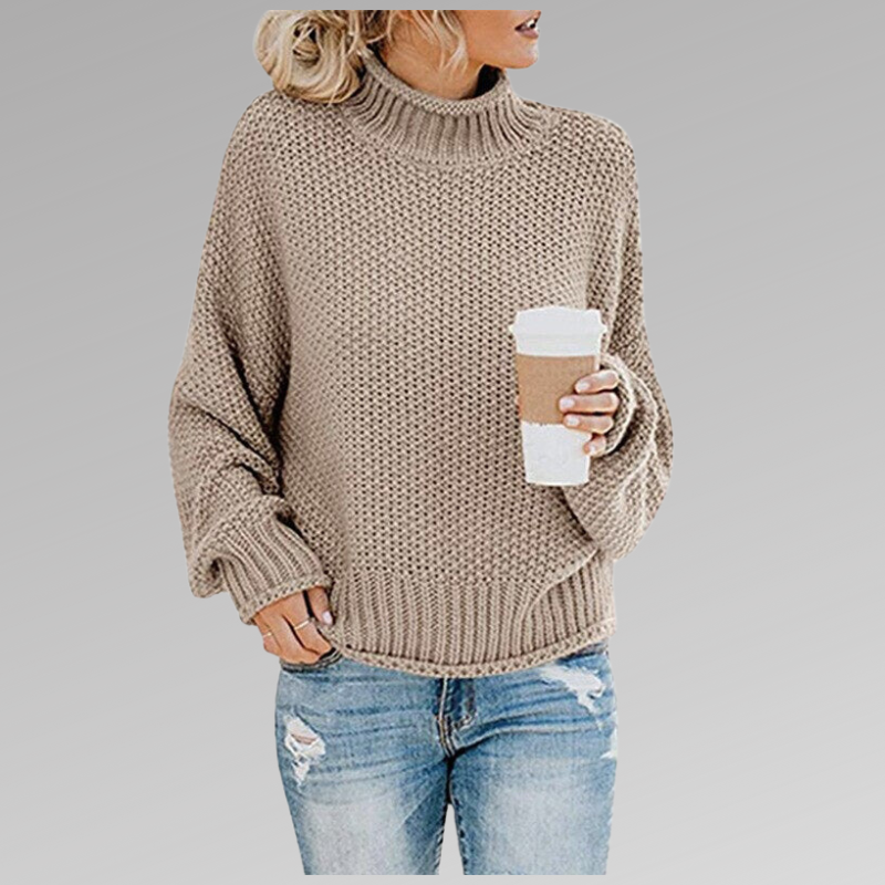 Lea - Lovely Knitted Sweater Beige Pullover/Sweater