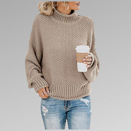 Lea - Lovely Knitted Sweater Beige Pullover/Sweater