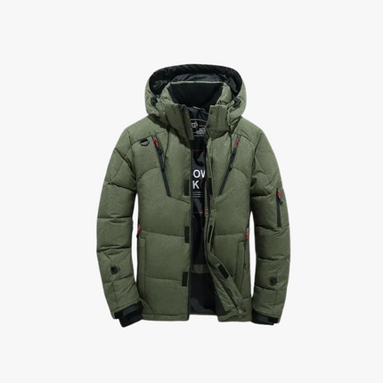 Windproof Winter Jacket Army Green Winter Jacket