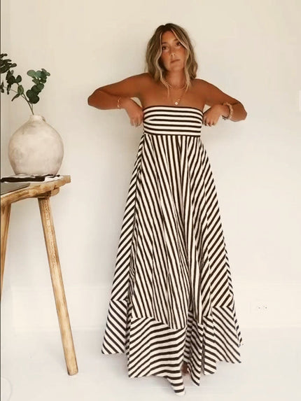 Nocturnal Charm Ruched Maxi Dress Dresses