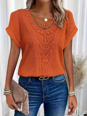 Gwendolyn | Beautifully finished shirts Orange-Red