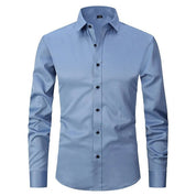 Henry | Stretch Shirt Light Blue Shirts & Tops