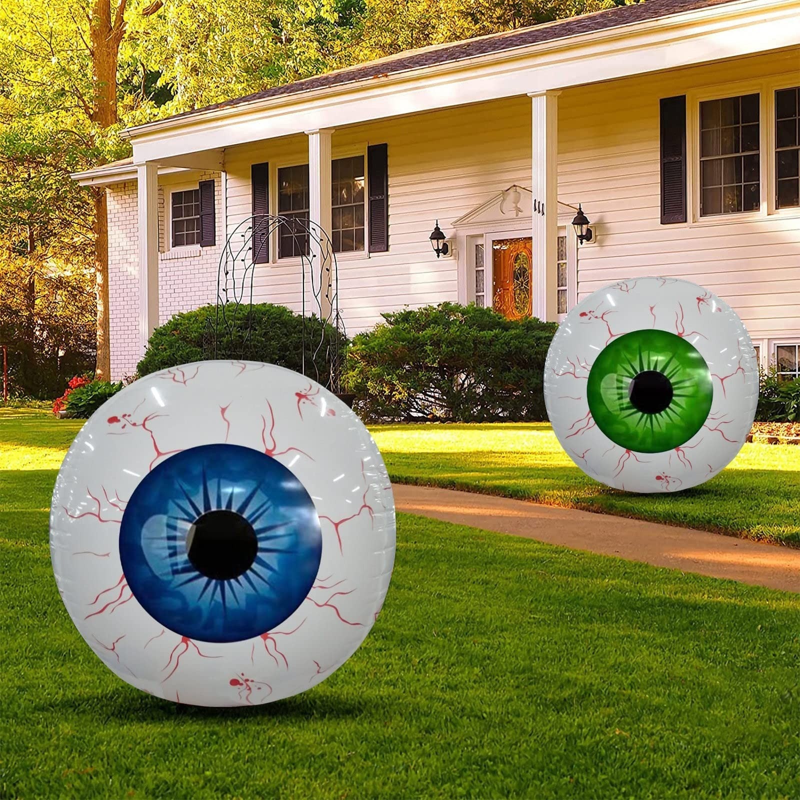 Inflatable Eyeball Balloon Halloween Prop Halloween Decorations