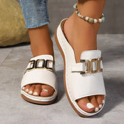 Kathryn Comfy Buckle Sandals - Style & Ease Sandals