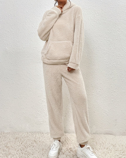 Ultra-Soft Teddy Fleece Lounge Set Loungewear