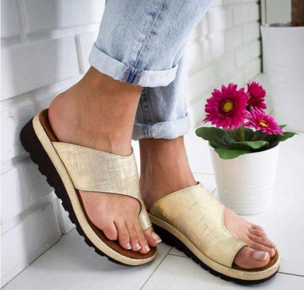 Delfina Sunny Summer Sandals Gold sandals
