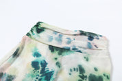 2-Piece Tie-Dye Halter Maxi Dress Set Dresses