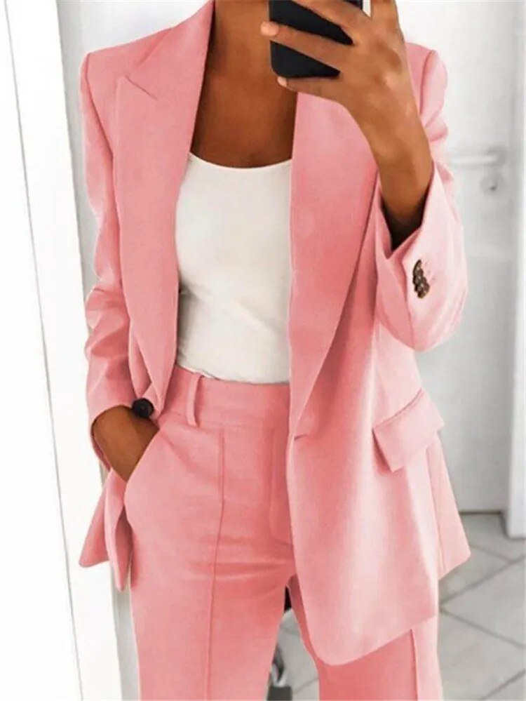 Kate | Set Costume for Women Pink Blazer