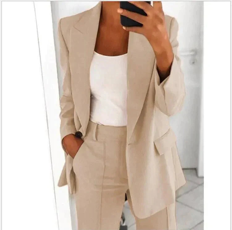 Kate | Set Costume for Women Beige Blazer