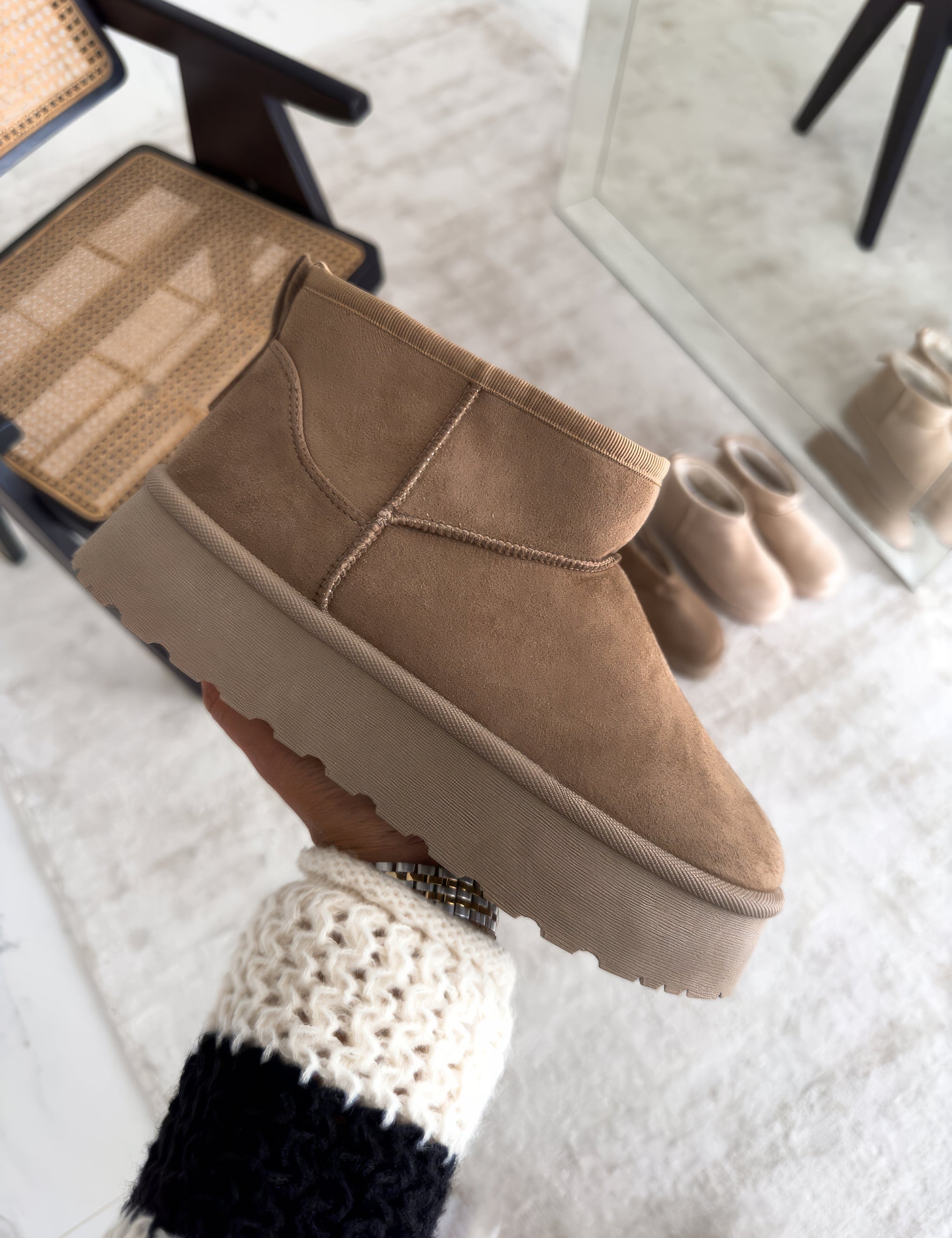 Lilly | Boots Khaki shoes
