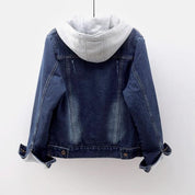 Plaza Sherpa-Lined Denim Jacket – Cozy & Stylish Women Jacket