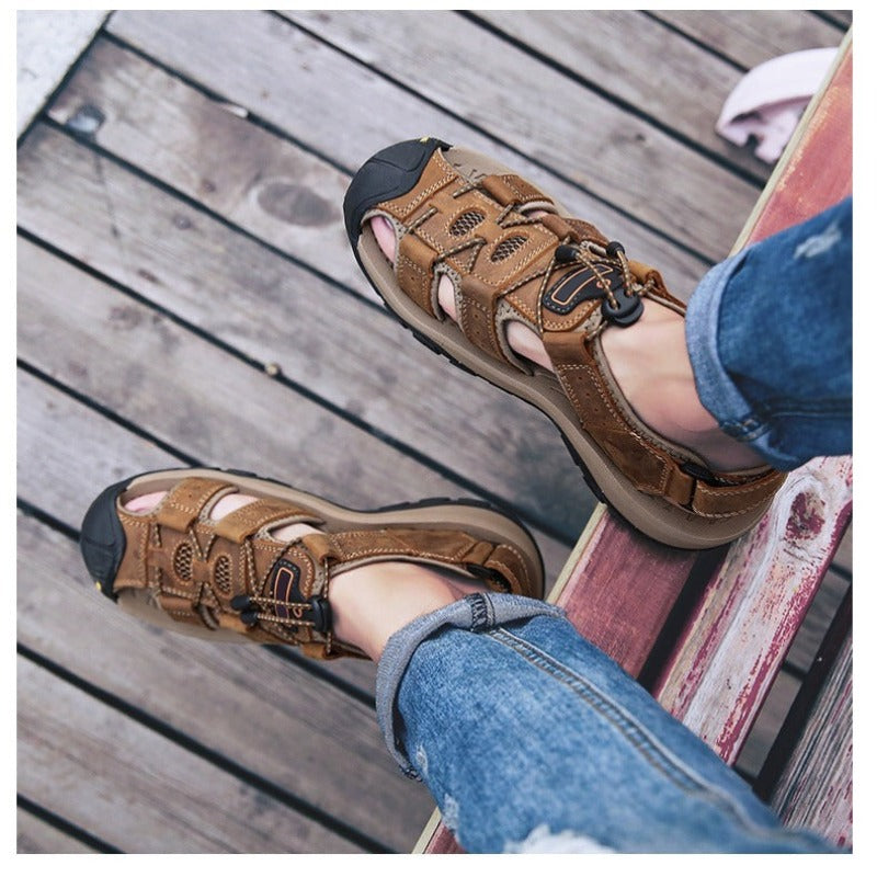 Outdoor Hook-Loop Adventure Sandals Sandals