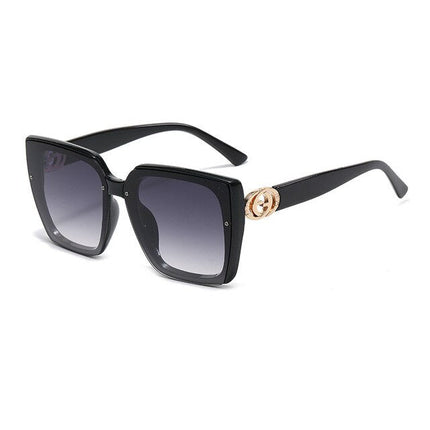 Eleglare GC Women's Fashion UV+ Sunglasses Black-Gray Sunglasses