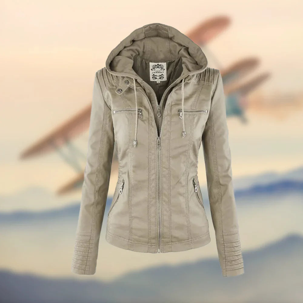 Harriet™ | Refined Classic Leather Jacket Jackets