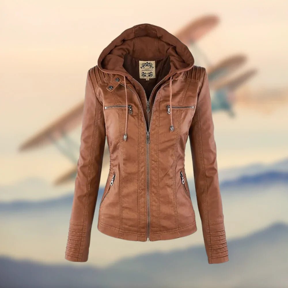 Harriet™ | Refined Classic Leather Jacket Jackets