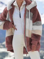 Premium Teddy Lux Warm & Stylish Jacket Red Jacket