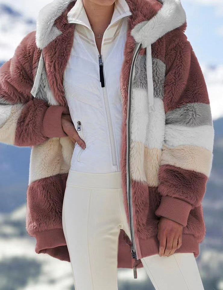 Premium Teddy Lux Warm & Stylish Jacket Red Jacket