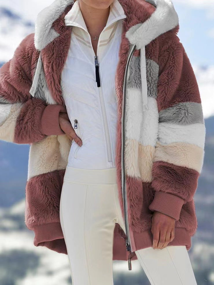 Premium Teddy Lux Warm & Stylish Jacket Red Jacket