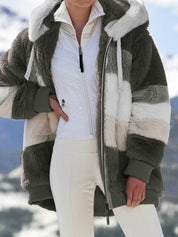 Premium Teddy Lux Warm & Stylish Jacket Army Green Jacket