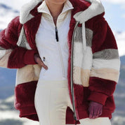 Premium Teddy Lux Warm & Stylish Jacket Wine Red Jacket