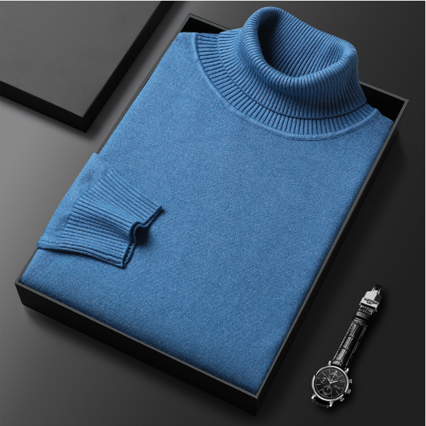Klemens – Men's Casual Knit Sweater BLUE Sweater