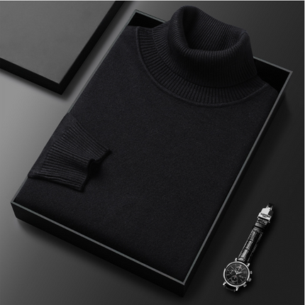 Klemens – Men's Casual Knit Sweater BLACK Sweater