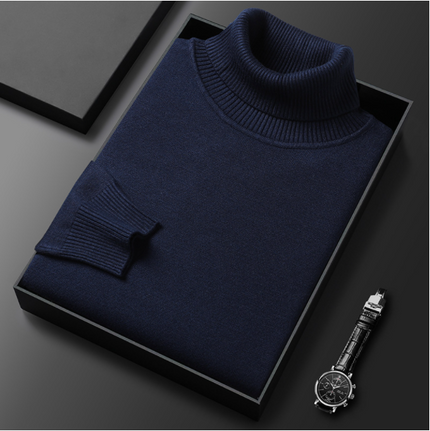 Klemens – Men's Casual Knit Sweater NAVY BLUE Sweater