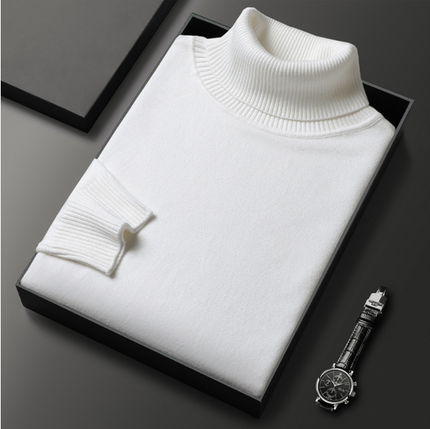 Klemens – Men's Casual Knit Sweater WHITE Sweater