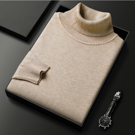 Klemens – Men's Casual Knit Sweater KHAKI Sweater