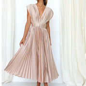 Adele | Fashionable maxi dress Pink Dresses