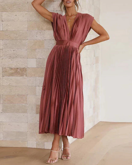 Adele | Fashionable maxi dress Red Dresses