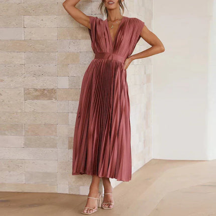 Adele | Fashionable maxi dress Red Dresses