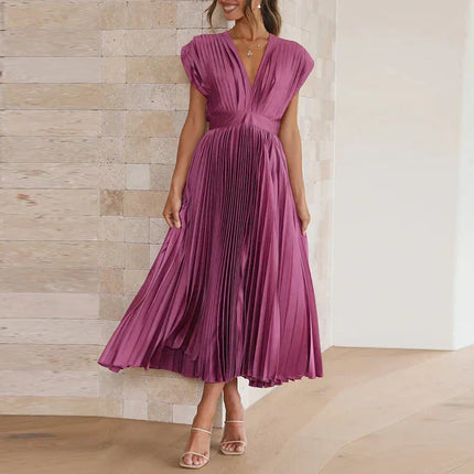 Adele | Fashionable maxi dress Purple Dresses